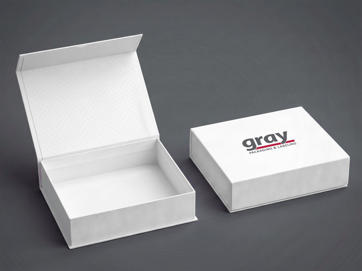 Gray mıknatıslı kapaklı taslama kutu
